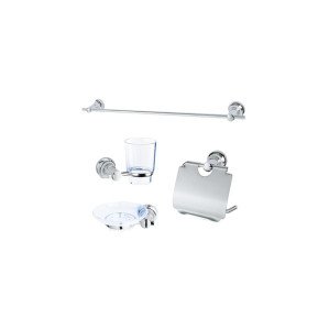 욕실 악세사리4종 SET(수건 휴지 비누 컵) SW