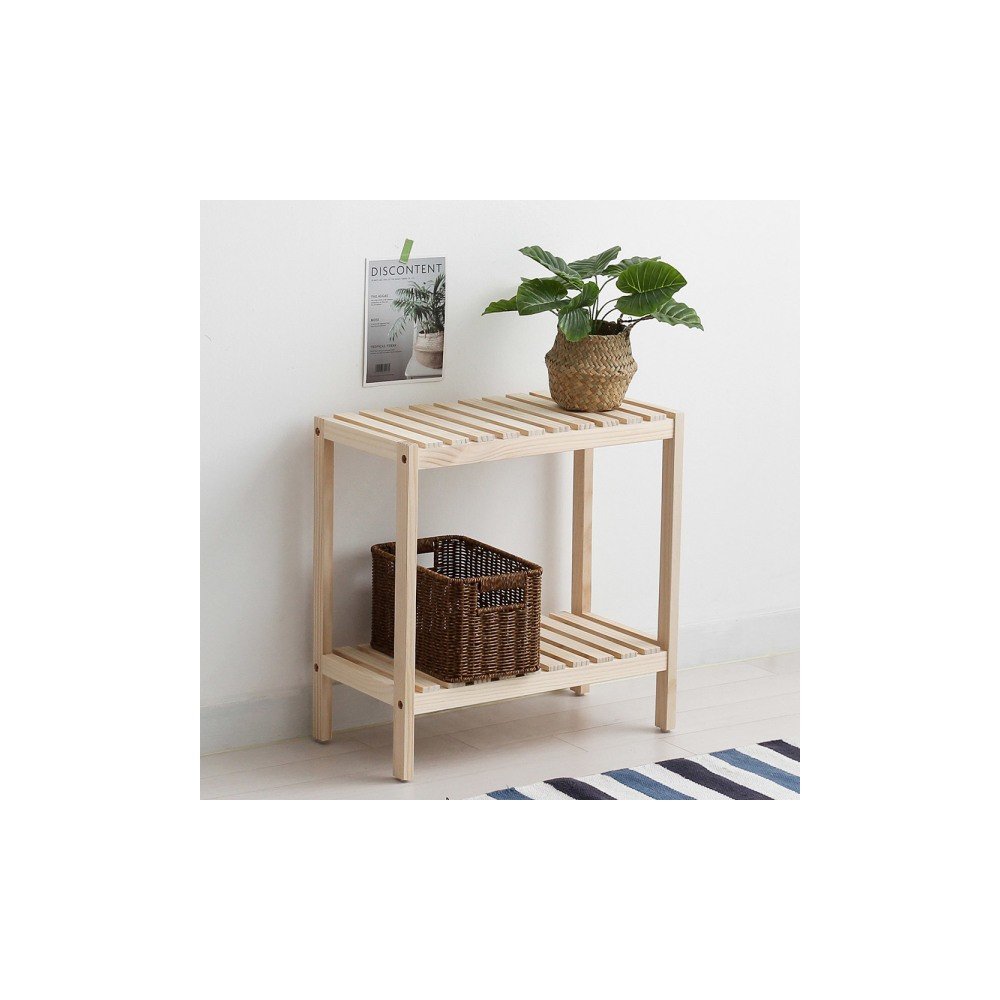 원목 신발장 선반 수납장 2단500 신발정리대 옹이없는 100% 프리미엄 원목소재