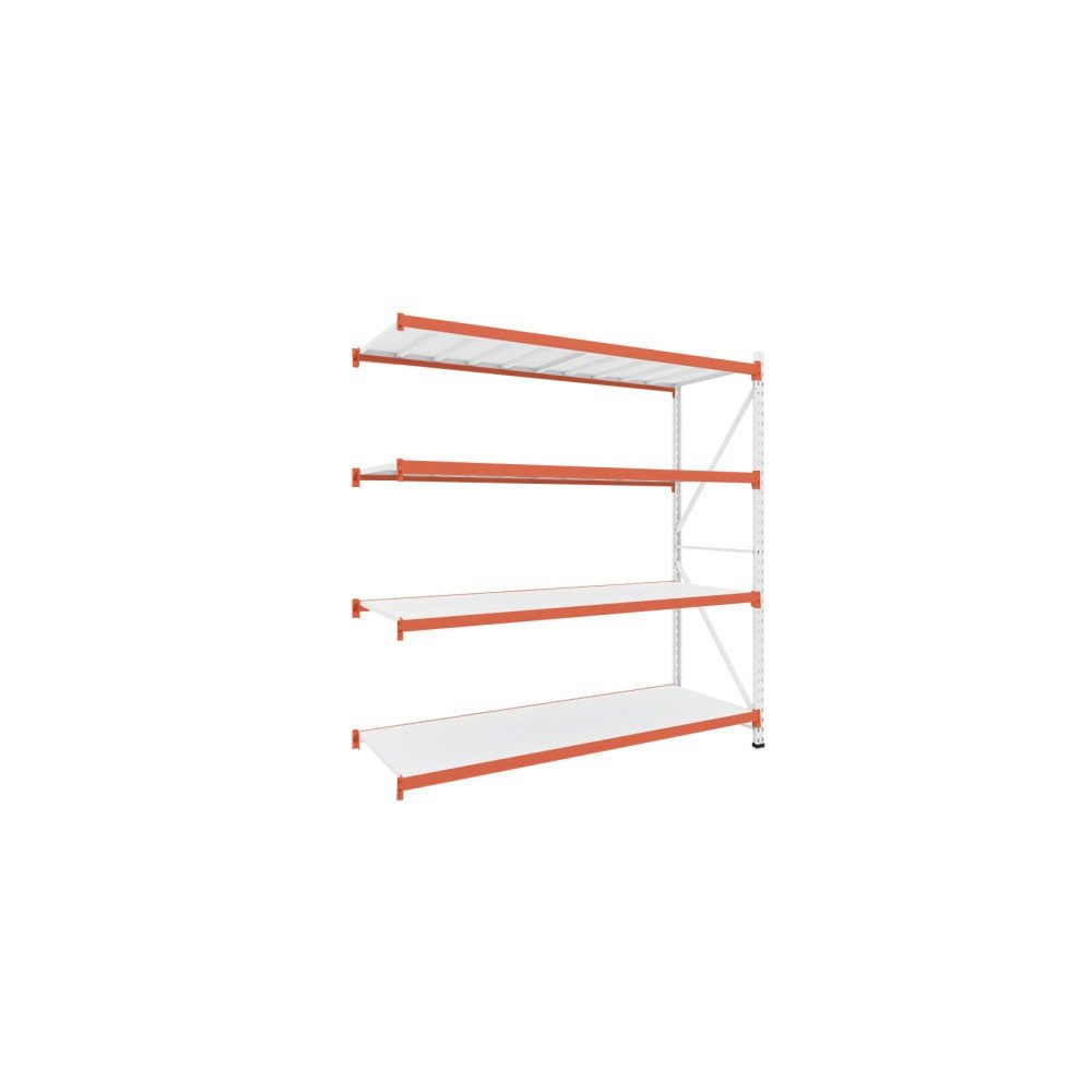 코어 중량랙 독립형 연결형 산업용 앵글 경량랙 파렛트랙 철제선반 4단 독립형