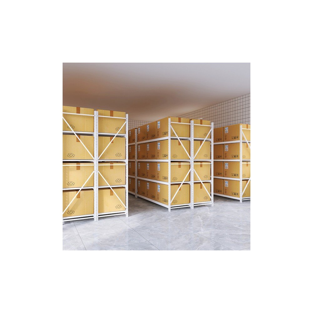 코어 중량랙 독립형 연결형 산업용 앵글 경량랙 파렛트랙 철제선반 4단 독립형