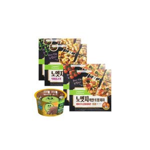 노엣지피자 코리안 BBQ 2+페페로니 콤비네이션 2 (총4판) + 증정(코코젤라또 초코90ml)