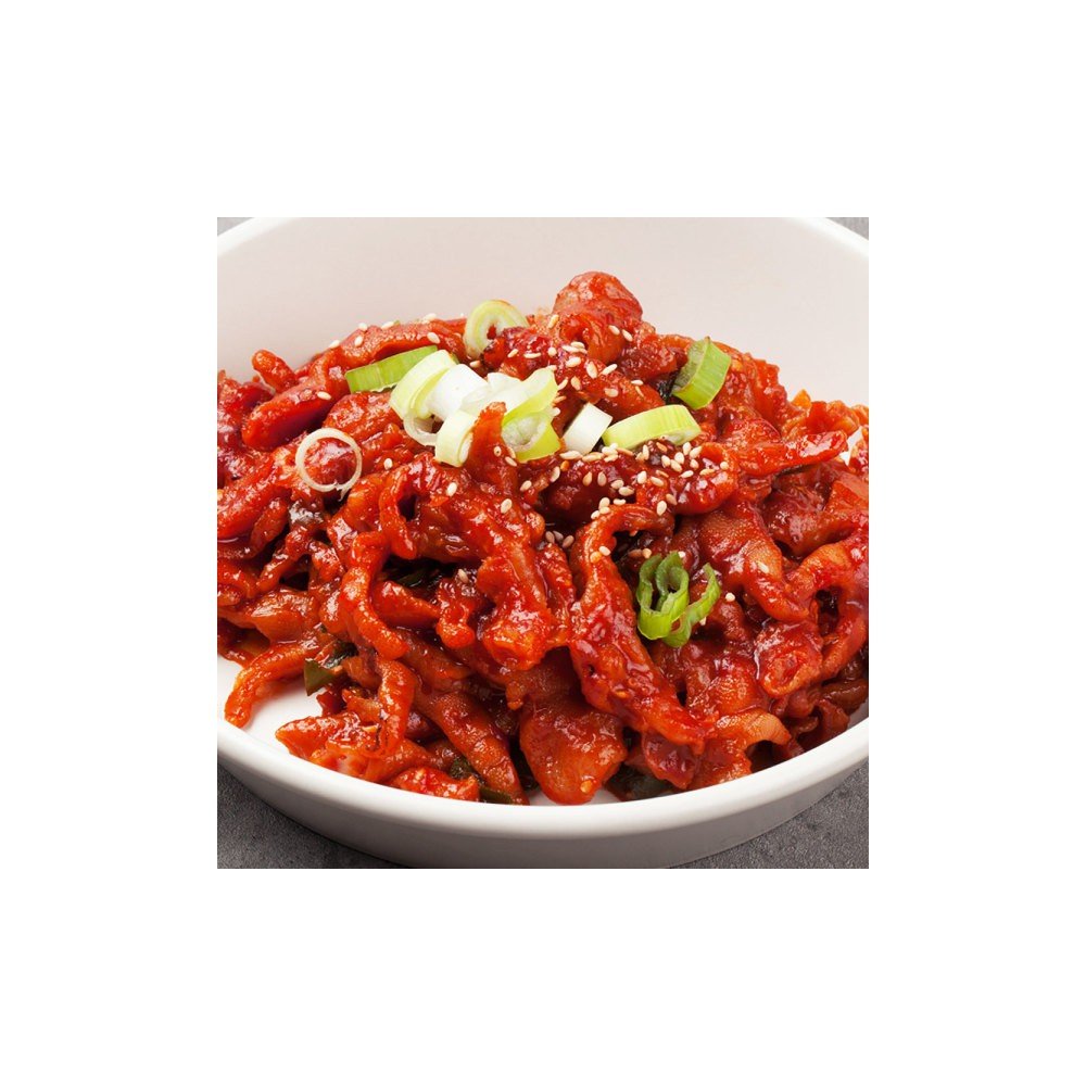 에드워드권 국내산 매콤 무뼈닭발 250g x 5팩 찬스가 / 매콤양념 국산 무뼈닭발